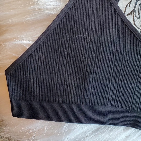 🔥BESTSELLER🔥Black tattoo mesh bralette - Picture 8 of 15